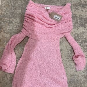 Meshki Baby Pink Knit dress